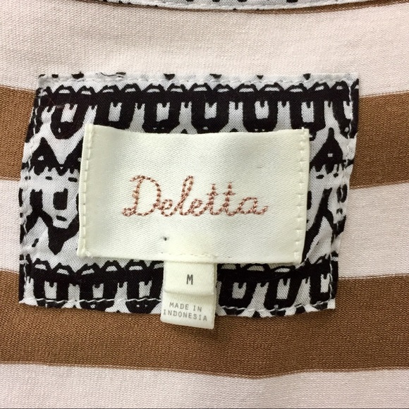 😎 Anthropologie Deletta striped sleeveless top - Picture 5 of 7